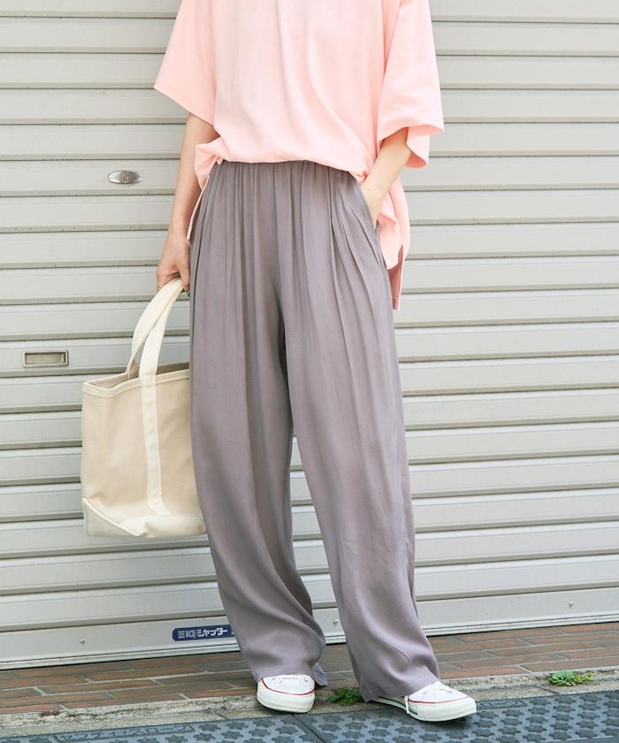 顏色喬策松紗褲/舒適褲