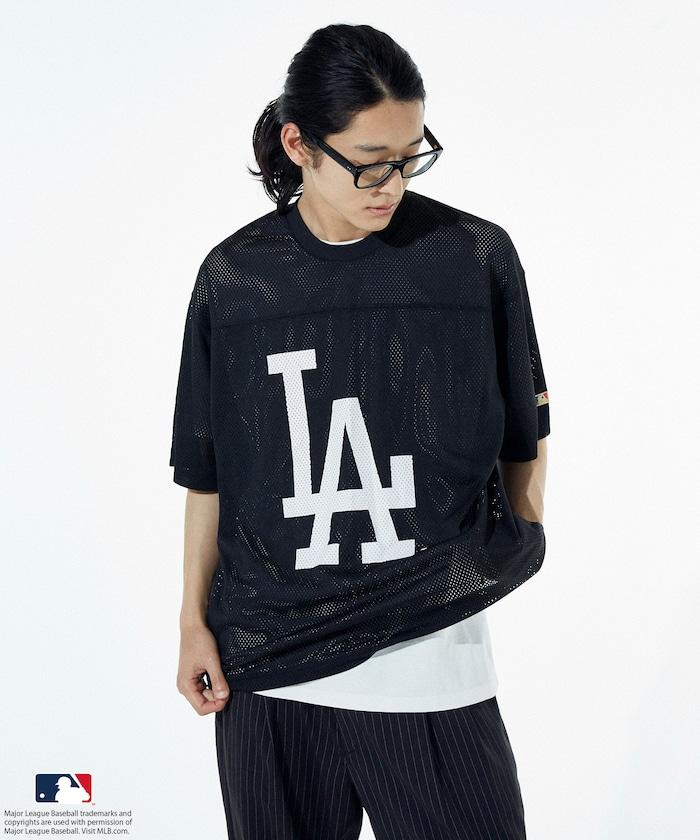 MLB Major League Baseball 網眼 半袖 圓領T恤