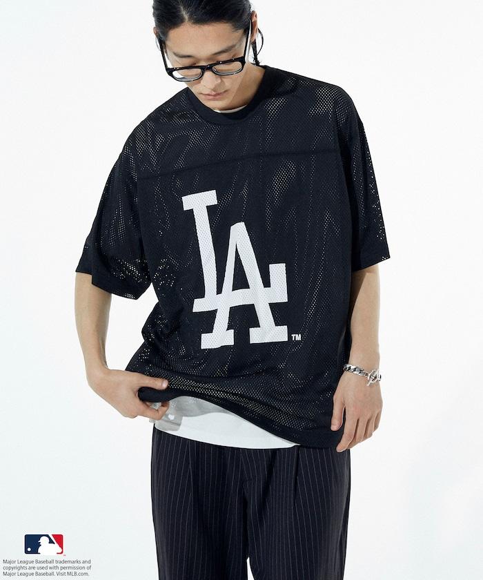 MLB Major League Baseball 網眼 半袖 圓領T恤