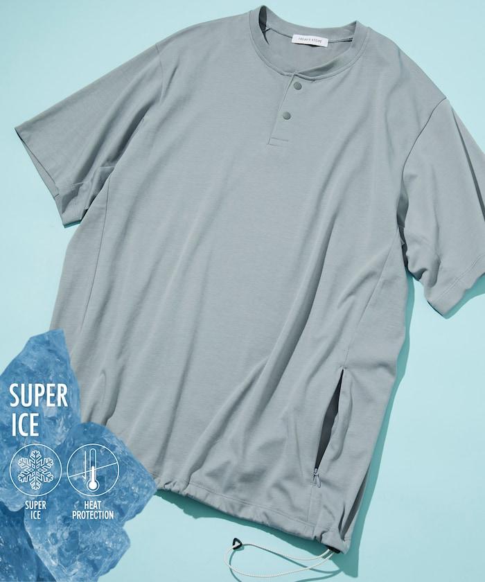 SUPER ICE 圓領短袖T恤 【接觸冷感】
