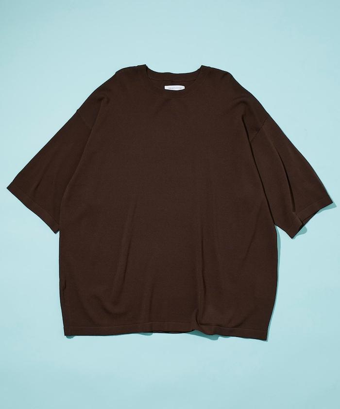 超冰絲圓領針織T恤 【接觸冷感】