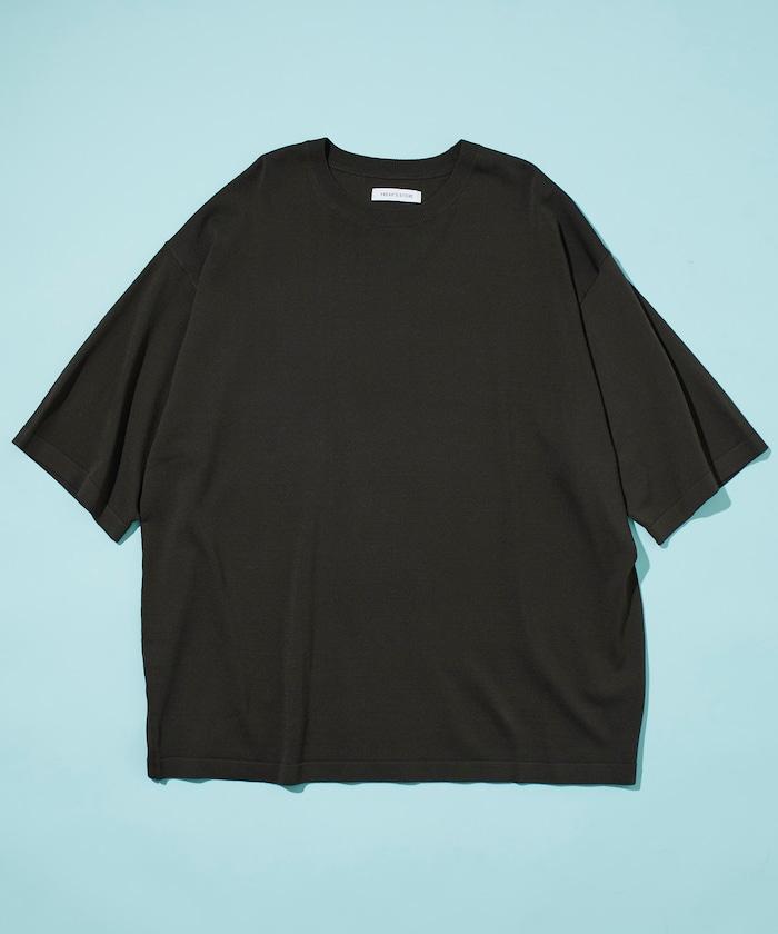 超冰絲圓領針織T恤 【接觸冷感】