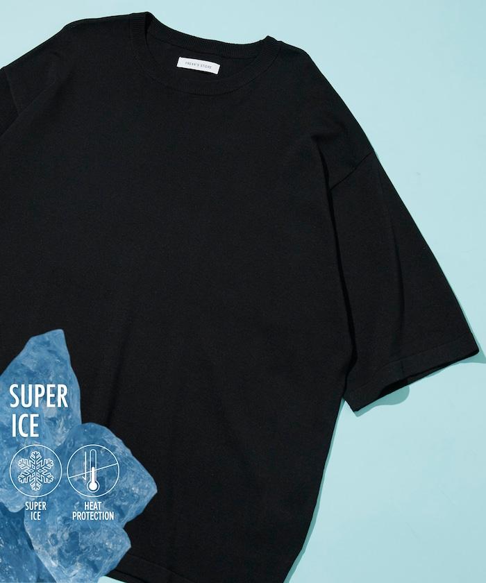 超冰絲圓領針織T恤 【接觸冷感】