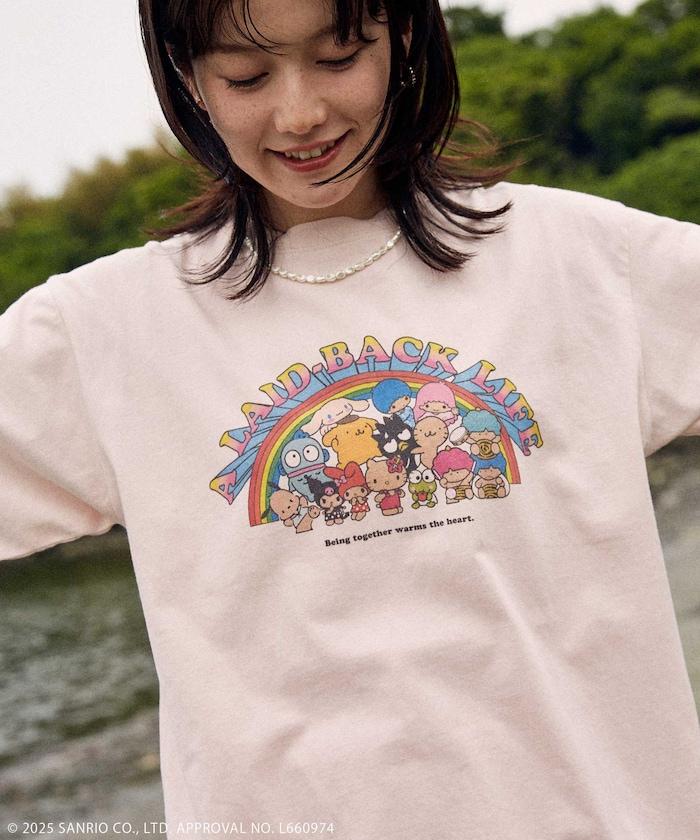 《三麗歐》 彩虹印花T恤