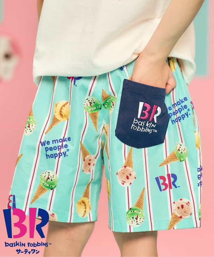 31牌牛仔條紋七分褲