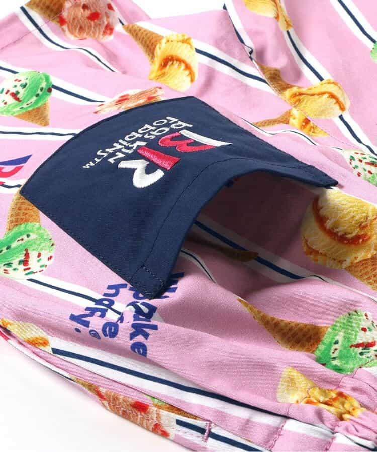 31牌牛仔條紋七分褲