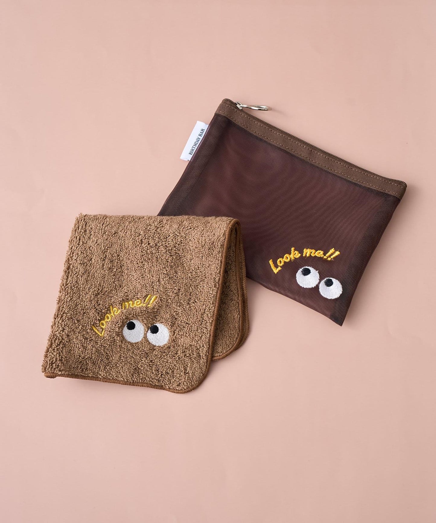 眼睛 刺繡毛巾手帕