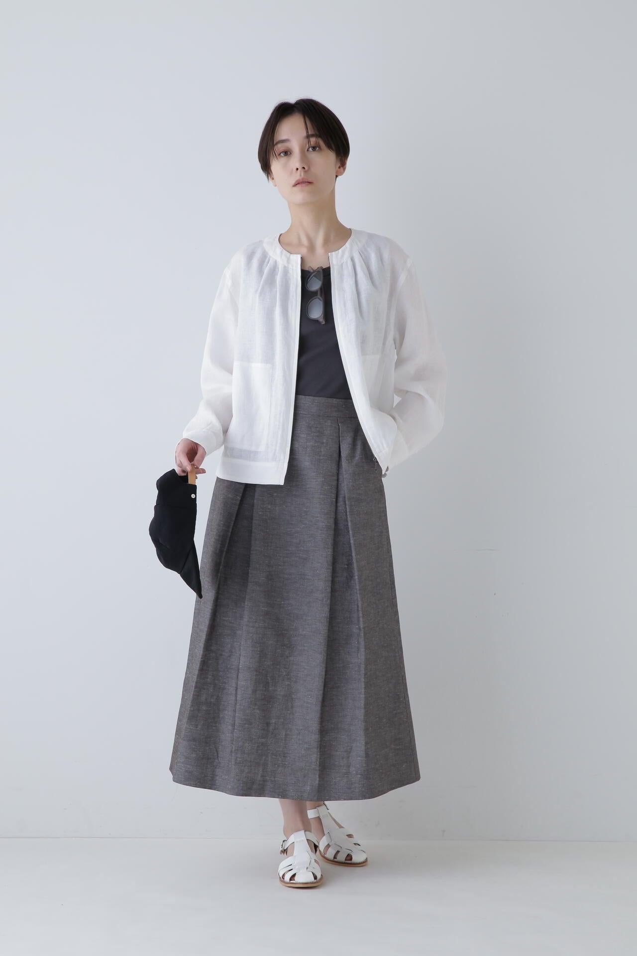 硬朗亞麻夾克