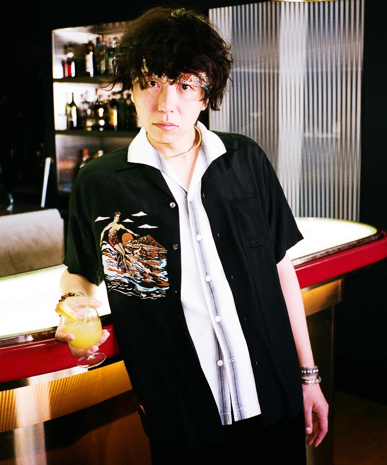 ×PJ/×菠蘿汁/RAYON SHIRT BEACH/人造絲襯衫 海灘