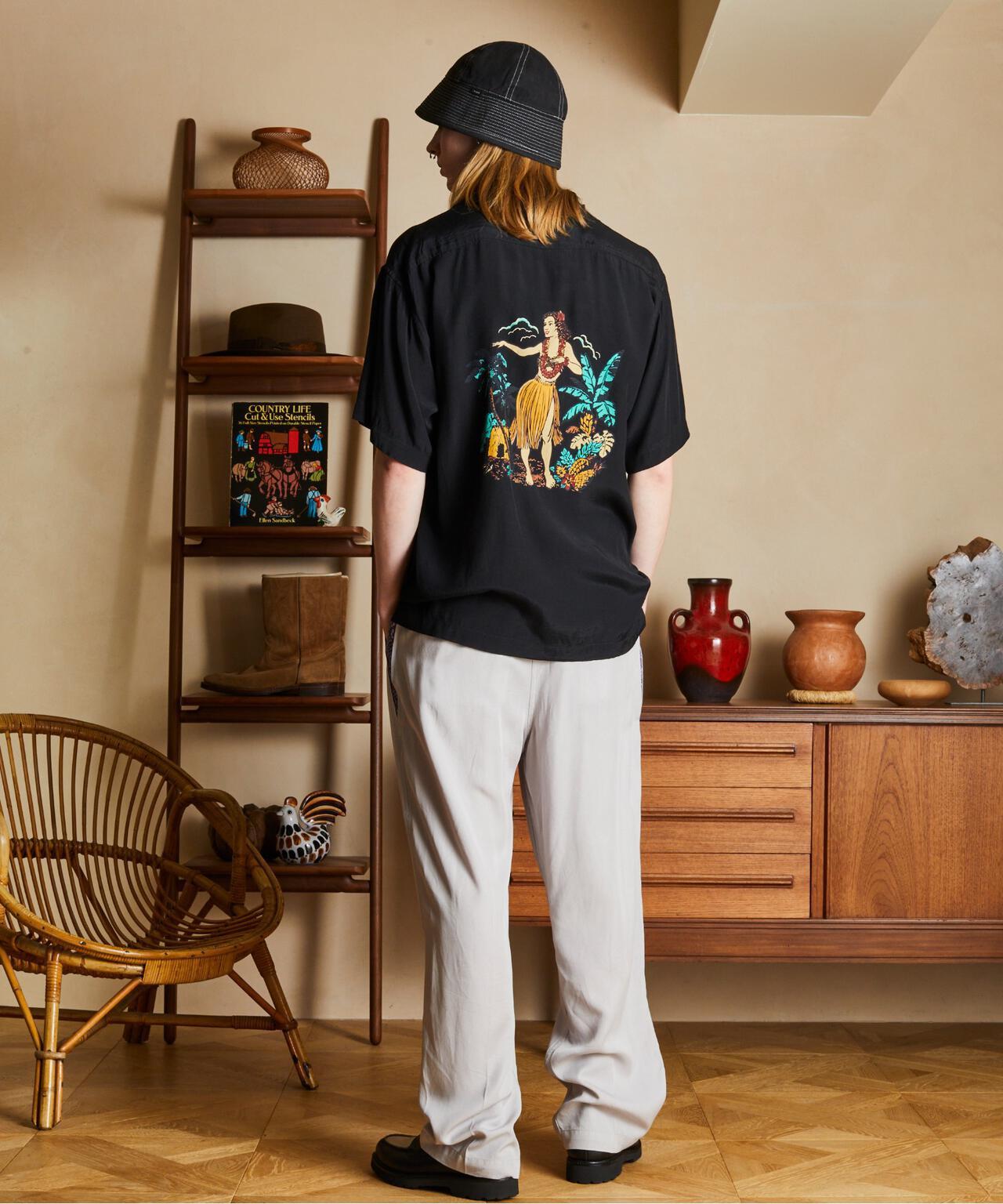 ×PJ/×菠蘿汁/RAYON SHIRT BEACH/人造絲襯衫 海灘