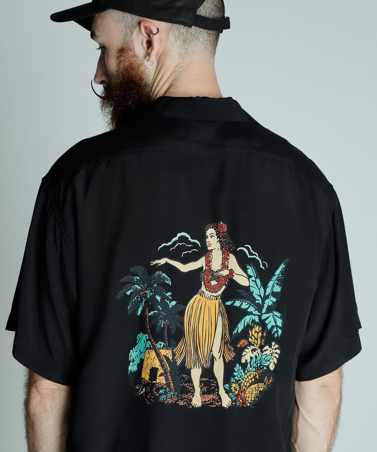 ×PJ/×菠蘿汁/RAYON SHIRT BEACH/人造絲襯衫 海灘