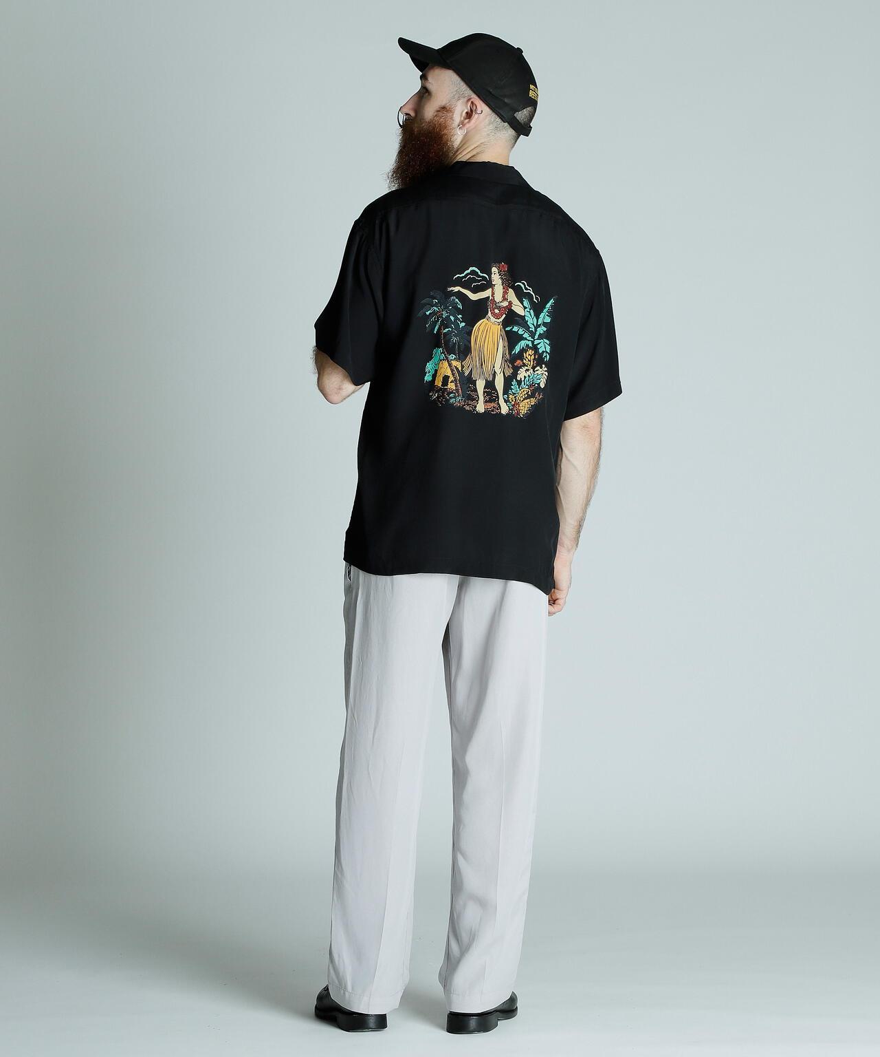 ×PJ/×菠蘿汁/RAYON SHIRT BEACH/人造絲襯衫 海灘