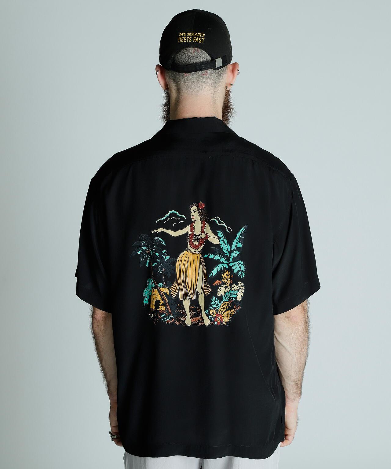 ×PJ/×菠蘿汁/RAYON SHIRT BEACH/人造絲襯衫 海灘