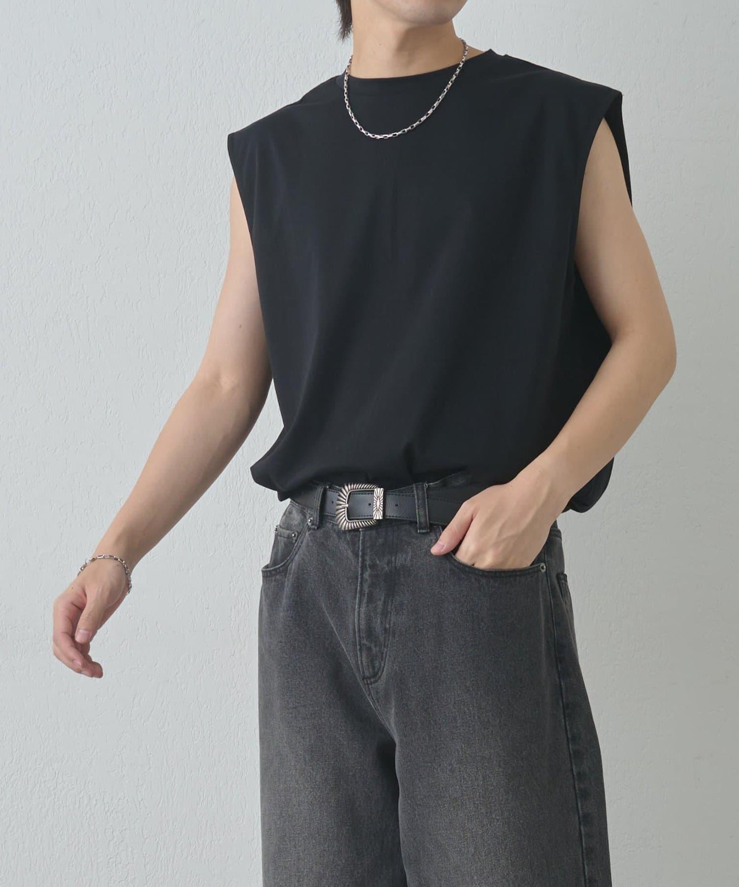 【男女通用】方形鏈條手鍊