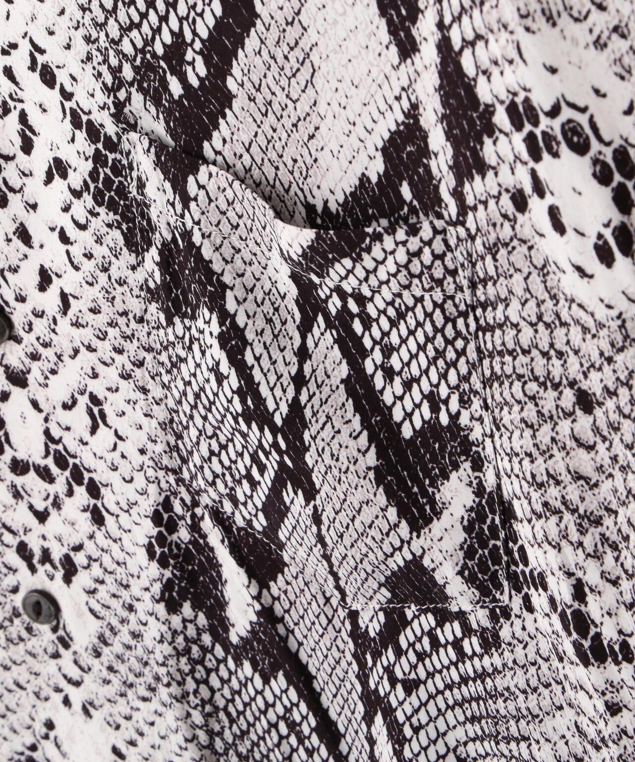 RAYON襯衫 PYTHON/人造絲襯衫 蟒蛇