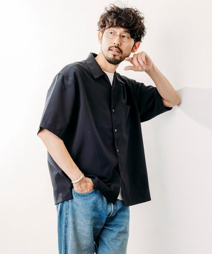 Reflax 功能性素材 輕鬆合身 開領襯衫 短袖