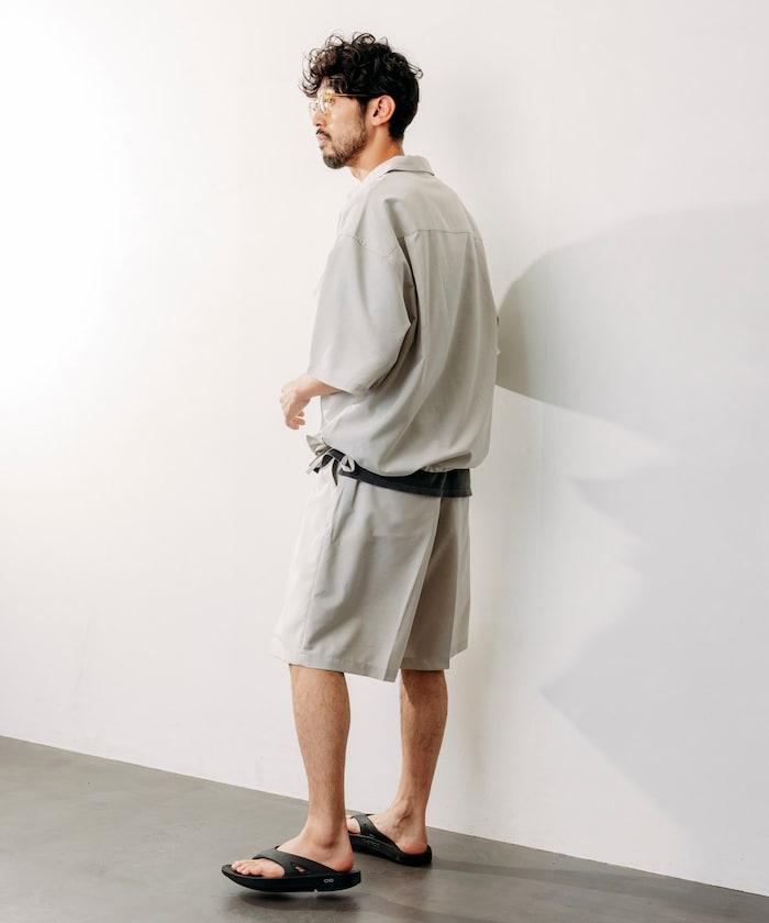 Reflax 功能性材料 寬鬆版型 舒適短褲/吸溼速幹/易護理/防紫外線/接觸冷感/環保材料/彈力