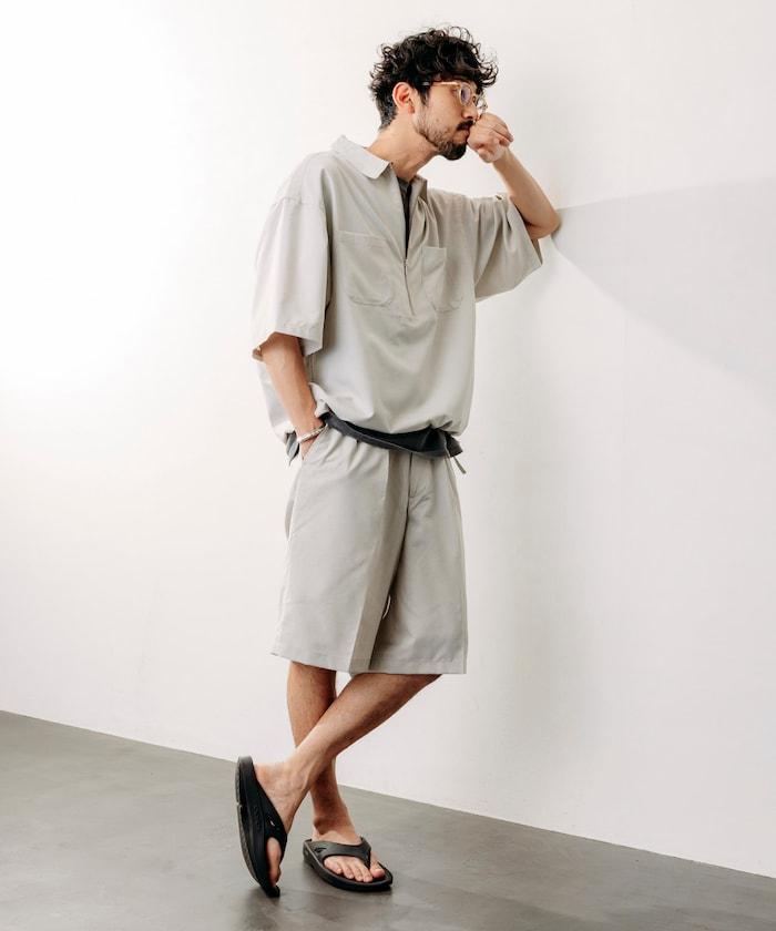 Reflax 功能性材料 寬鬆版型 舒適短褲/吸溼速幹/易護理/防紫外線/接觸冷感/環保材料/彈力