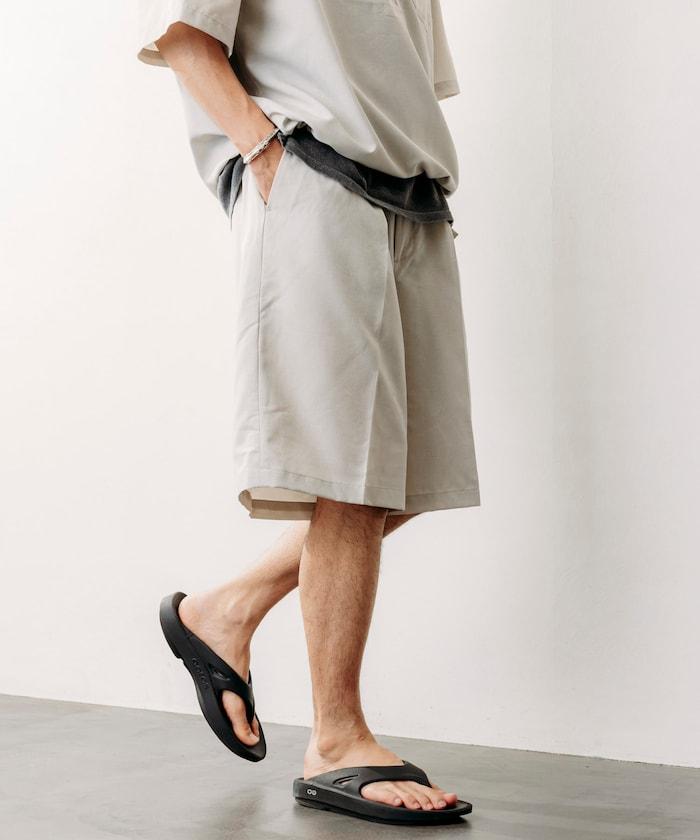 Reflax 功能性材料 寬鬆版型 舒適短褲/吸溼速幹/易護理/防紫外線/接觸冷感/環保材料/彈力