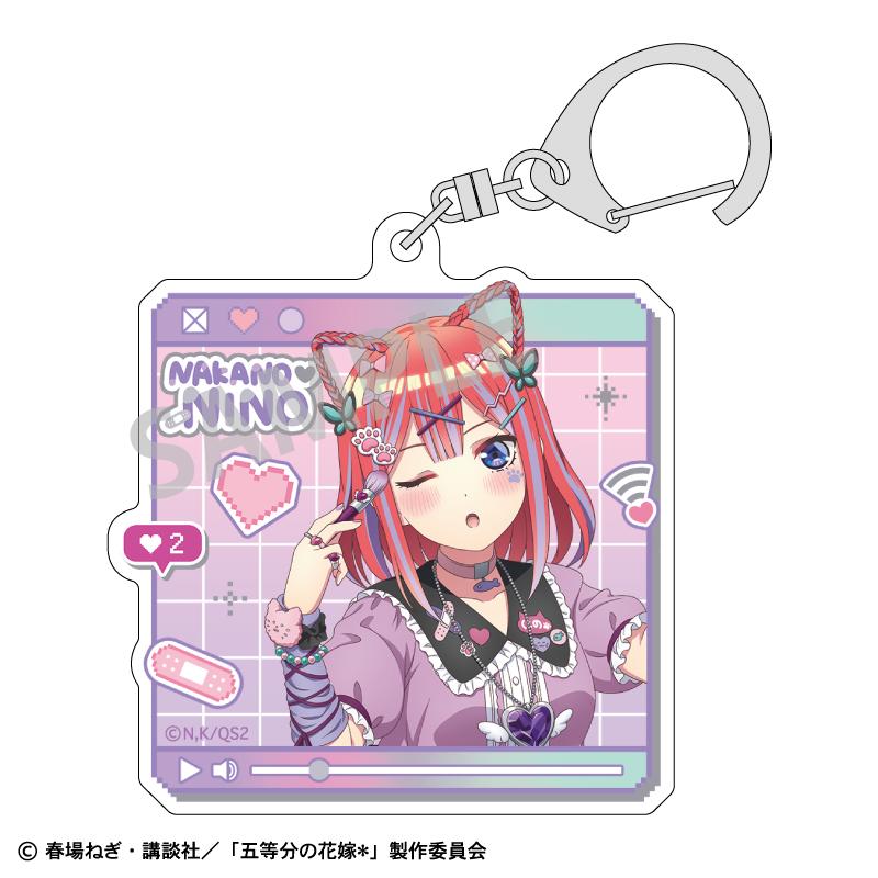 《五等分的新娘》* 亞克力鑰匙扣 中野二乃/配信者扮演