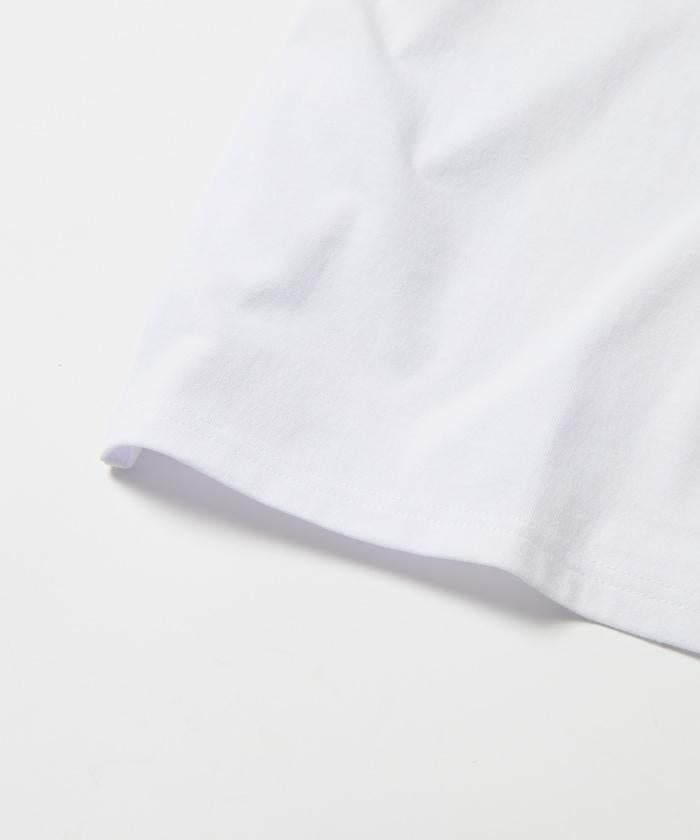 舒適版型 刺繡logo 圓領 T恤