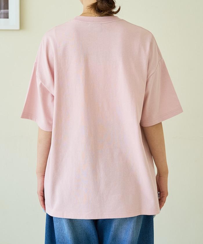 舒適版型 刺繡logo 圓領 T恤