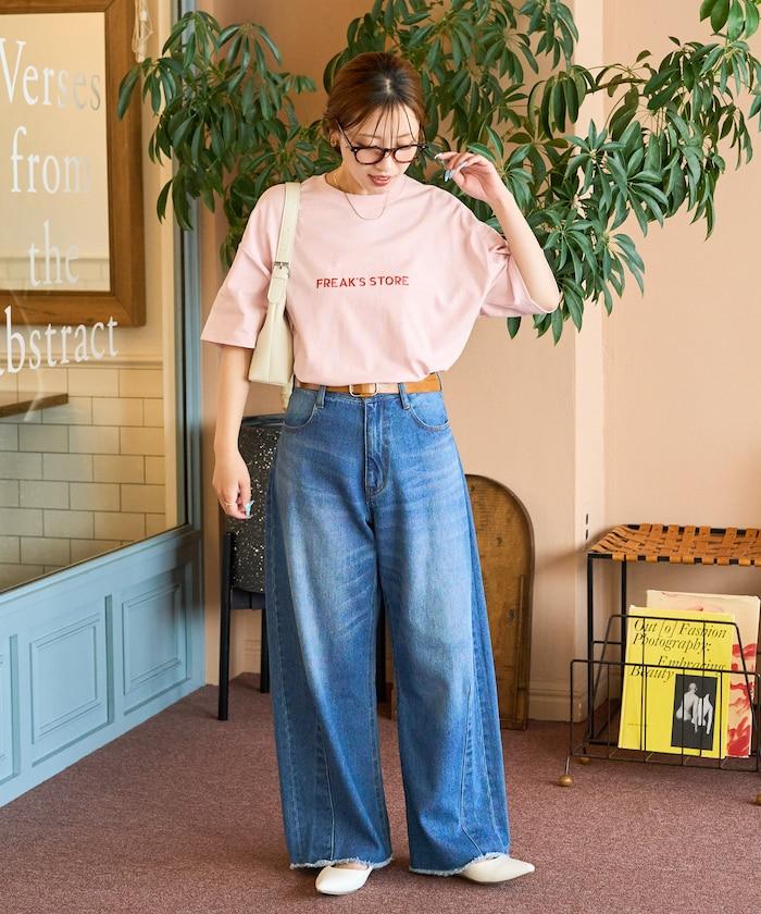 舒適版型 刺繡logo 圓領 T恤