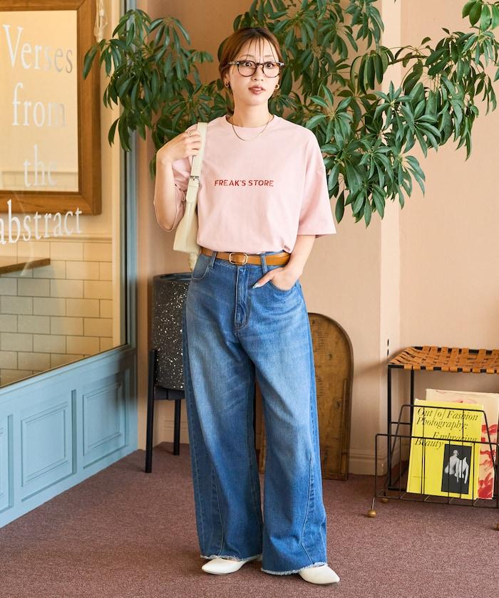 舒適版型 刺繡logo 圓領 T恤