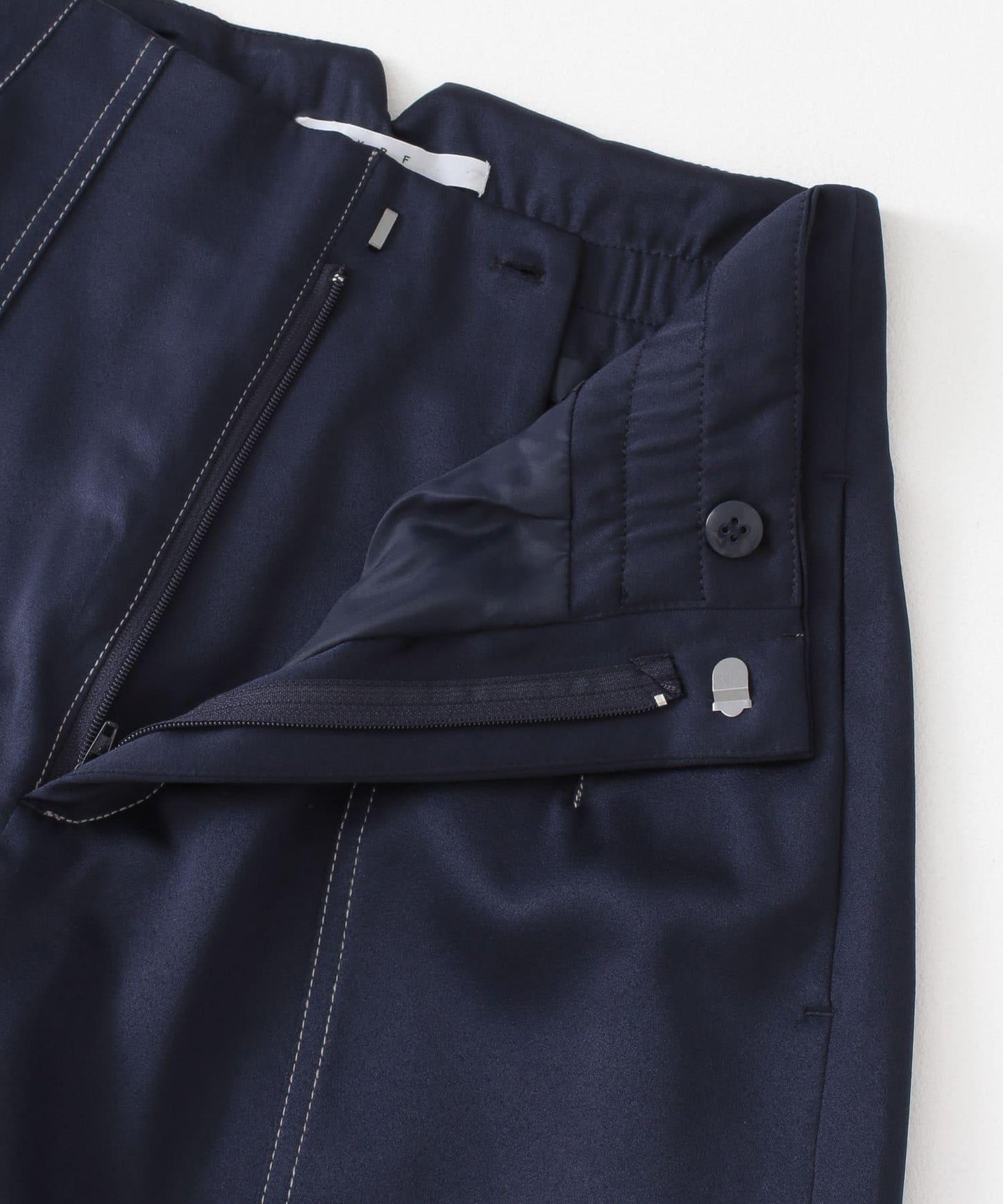 拼色拼接曲線長褲