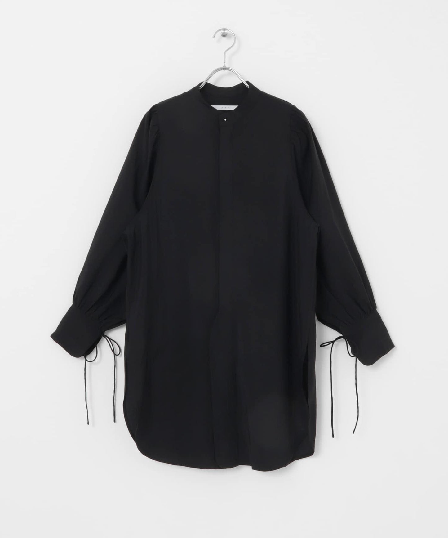 立領寬鬆袖襯衫