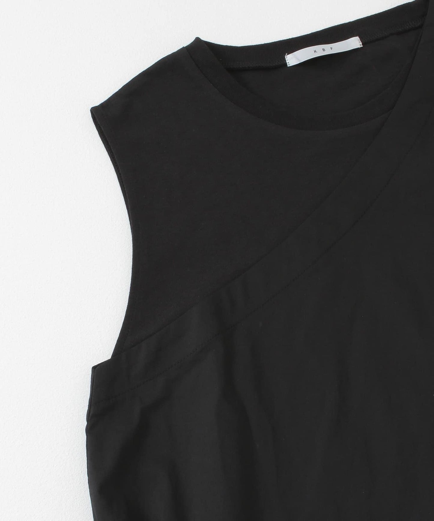 斗篷拼接不對稱襯衫