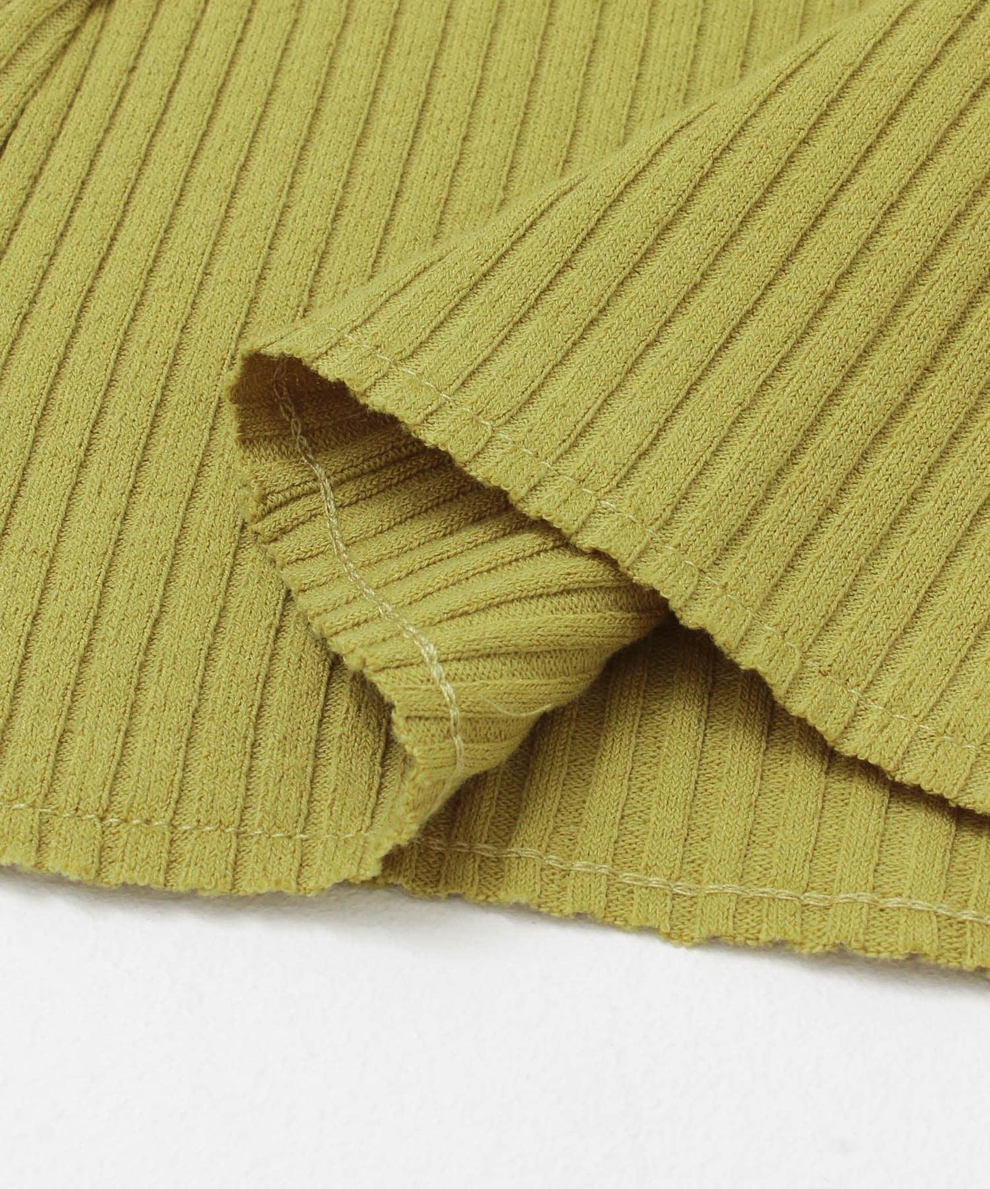 荷葉邊羅紋喇叭褲