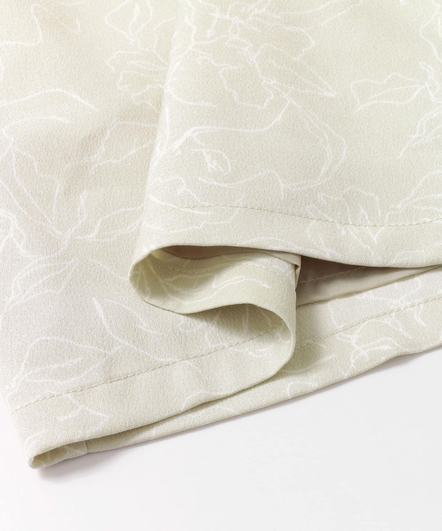 花卉圖案寬鬆長褲