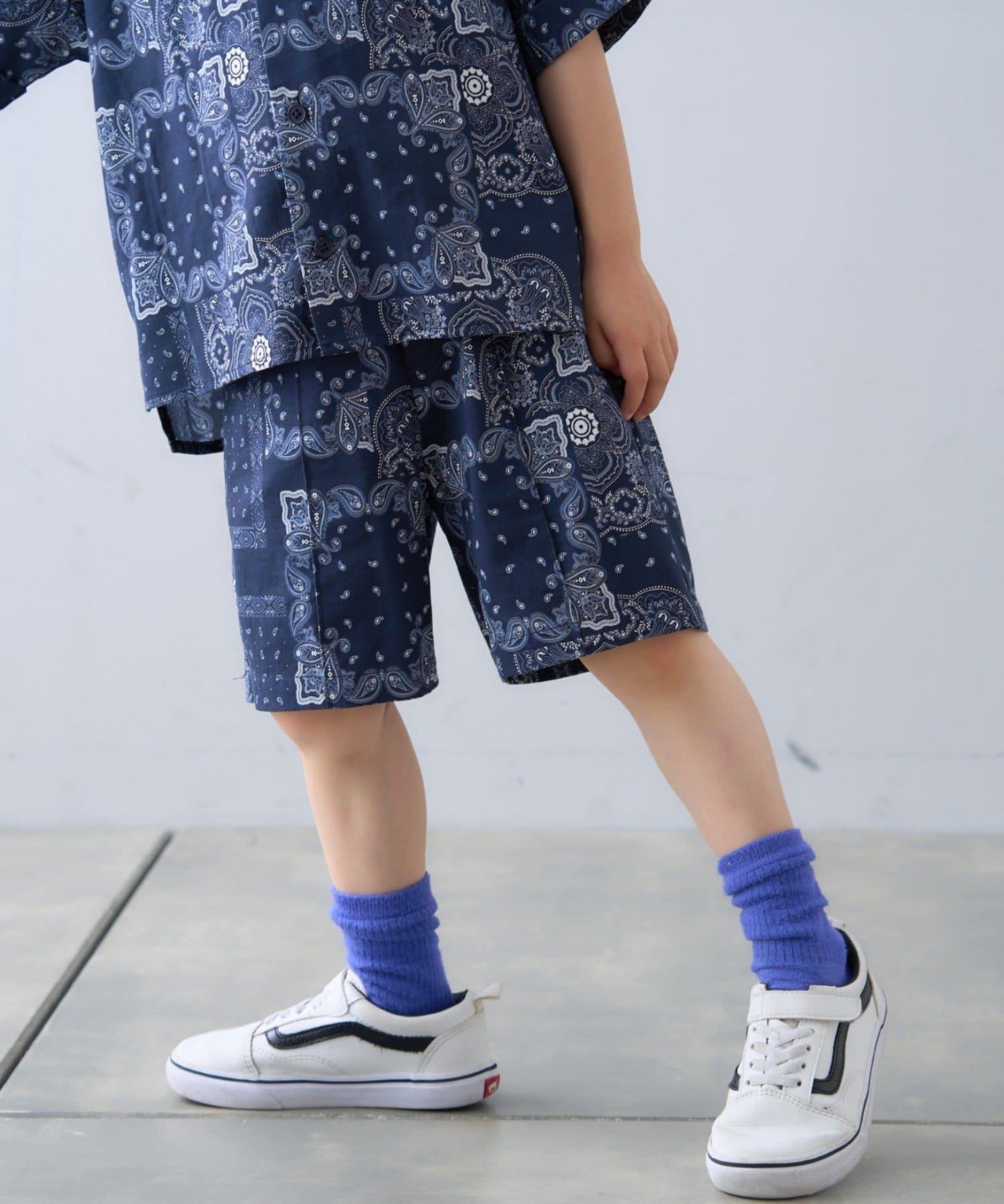 【CIAOPANIC TYPY】【KIDS】非洲蠟染圖案短褲