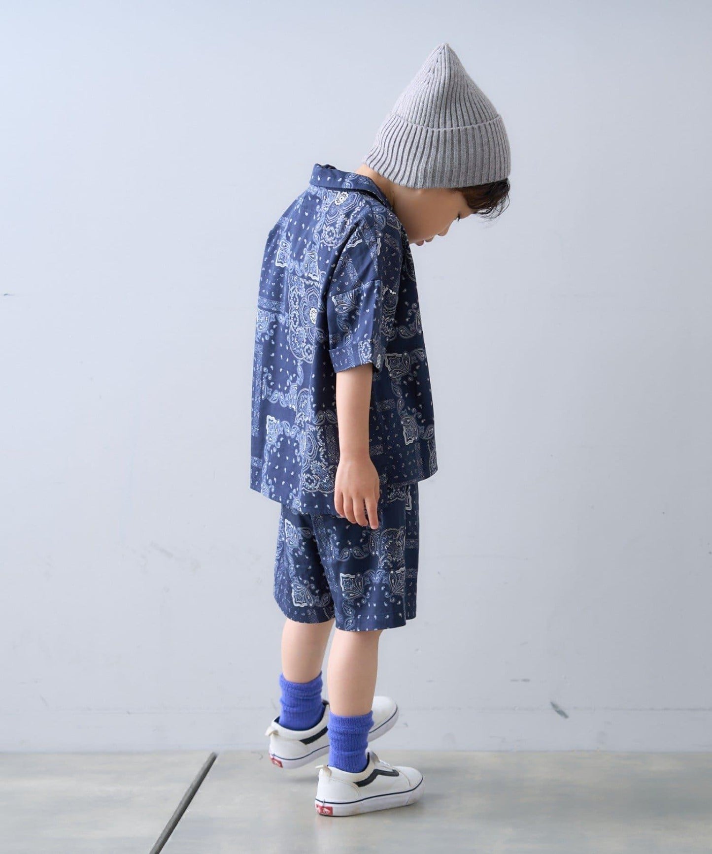 【CIAOPANIC TYPY】【KIDS】非洲蠟染圖案短褲