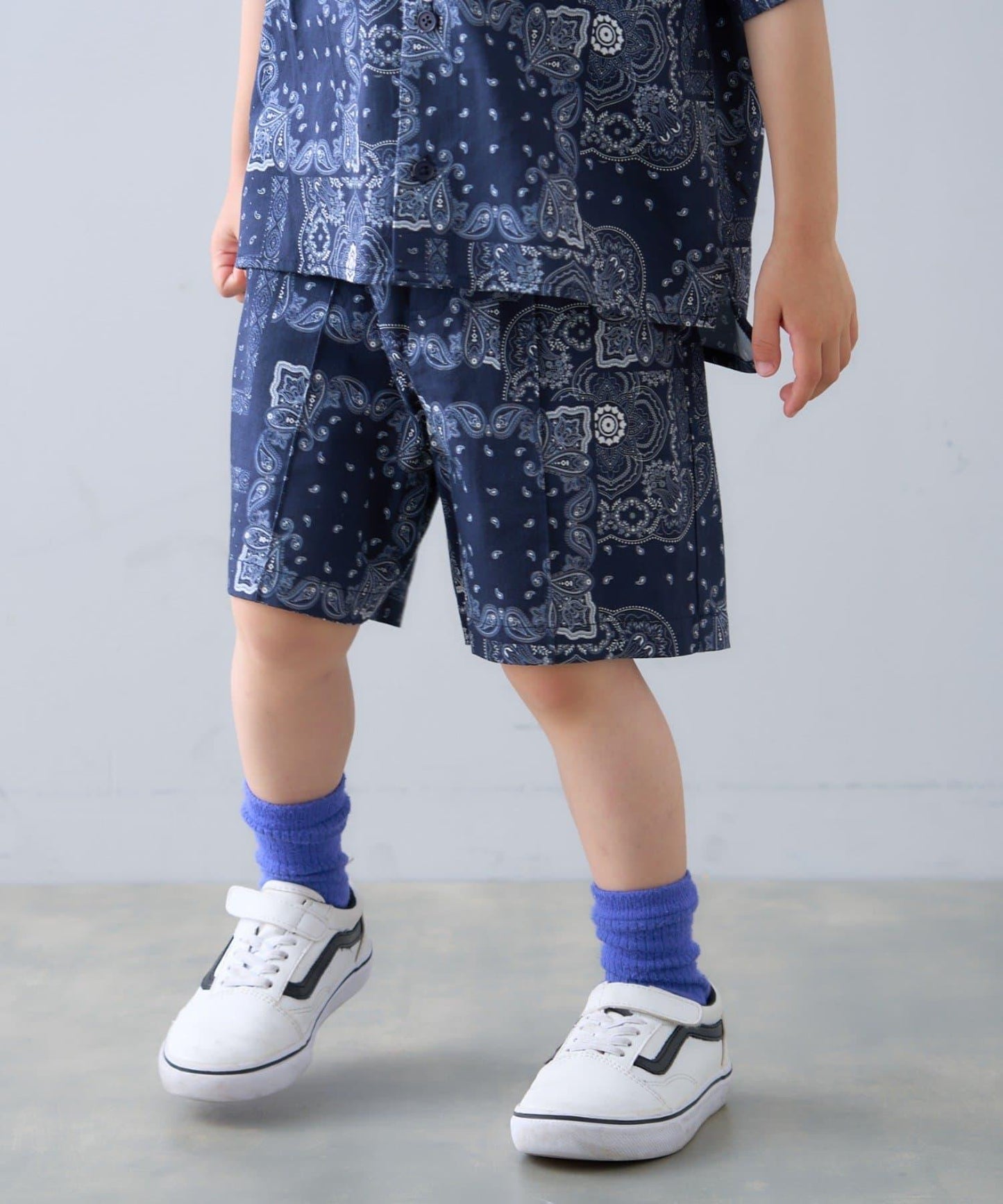 【CIAOPANIC TYPY】【KIDS】非洲蠟染圖案短褲