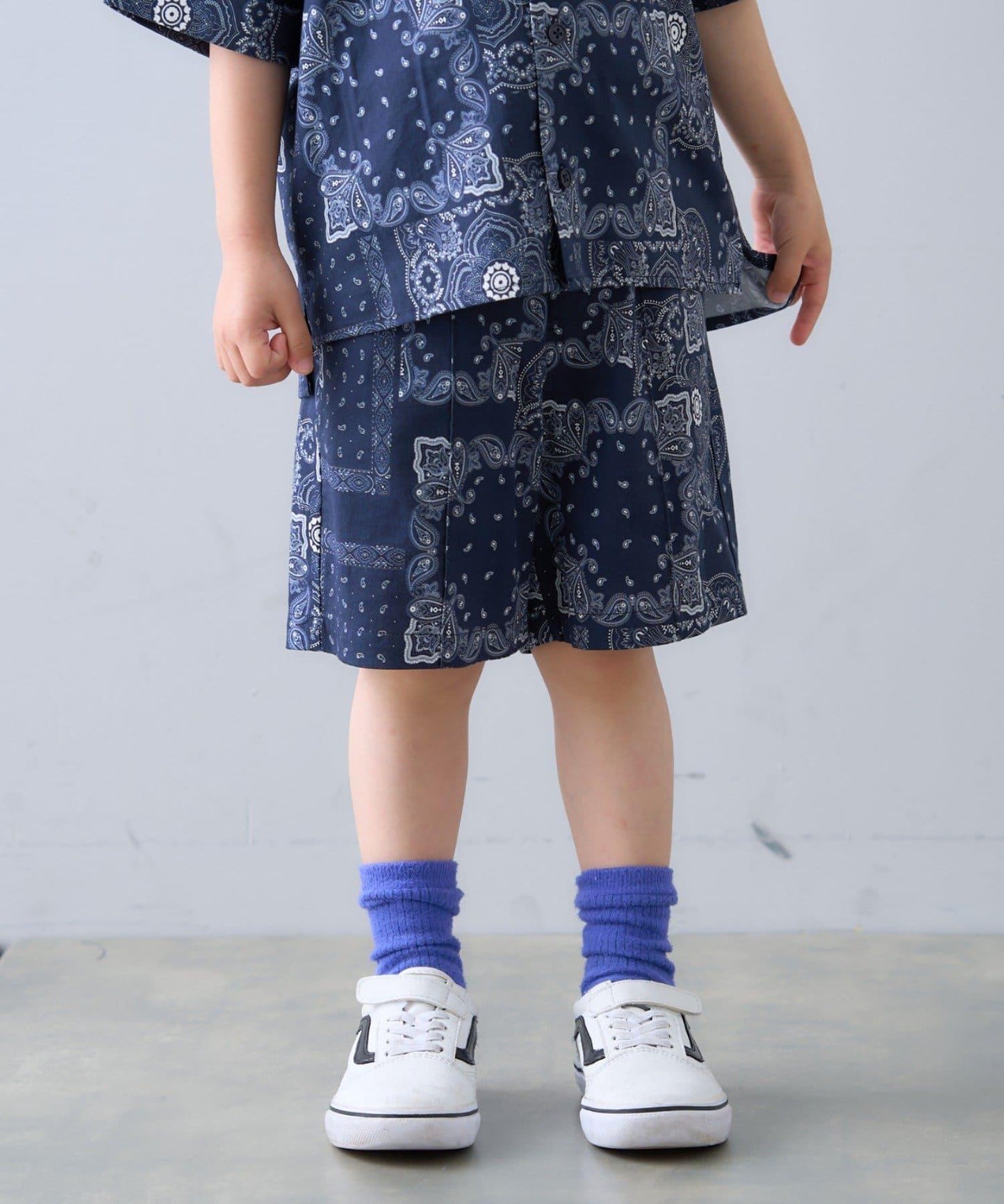 【CIAOPANIC TYPY】【KIDS】非洲蠟染圖案短褲