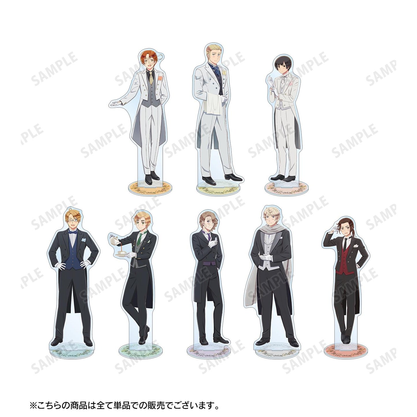 《黑塔利亞 World★Stars》描き下ろし插圖 日本 執事版 特大亞克力立牌