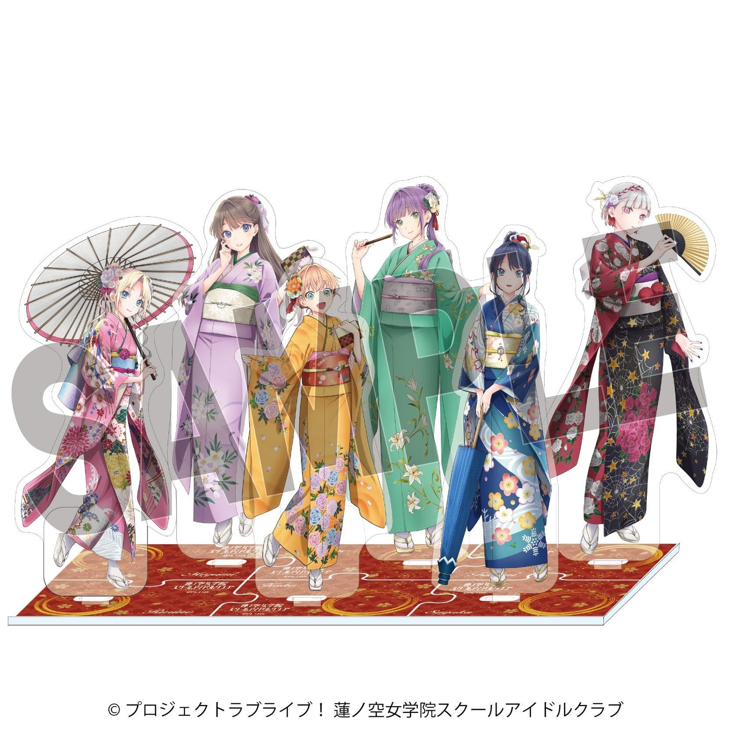 《Love Live! 蓮之空女學院校園偶像社 加賀友禪繪製亞克力立牌 日野下花帆【石川縣】》