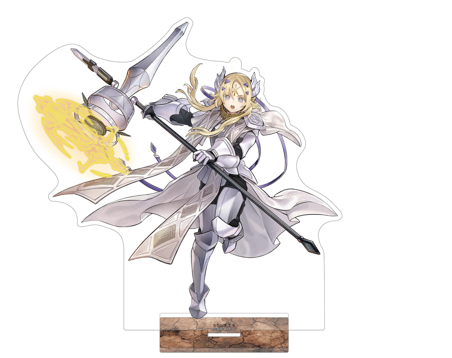 遊☆戲☆王官方卡牌遊戲_遊戲王卡牌遊戲25週年YCSJ 亞克力展示架 VOL.3/教導的聖女艾克萊西亞