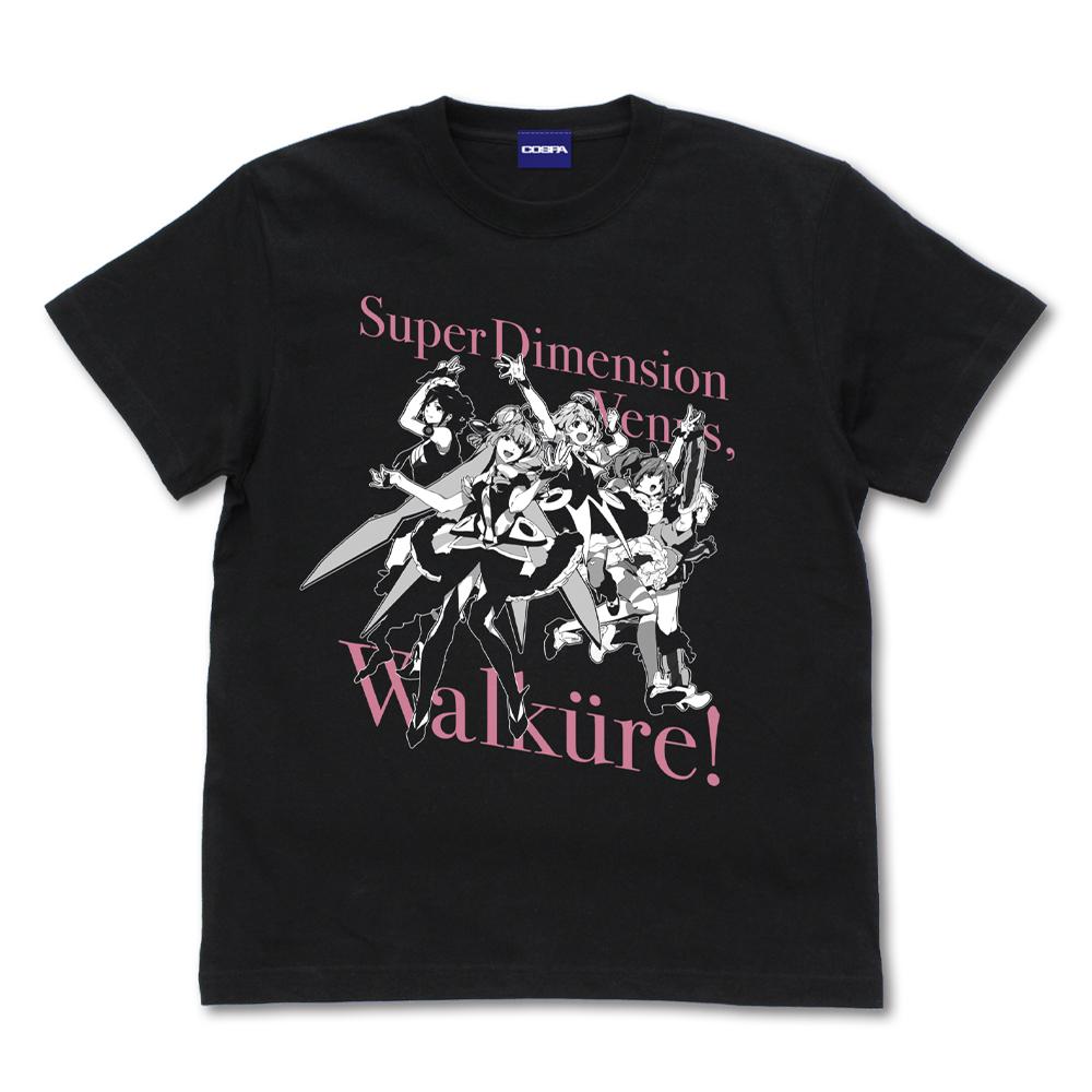 超時空要塞Δ_L號碼_Walküre T恤/黑色