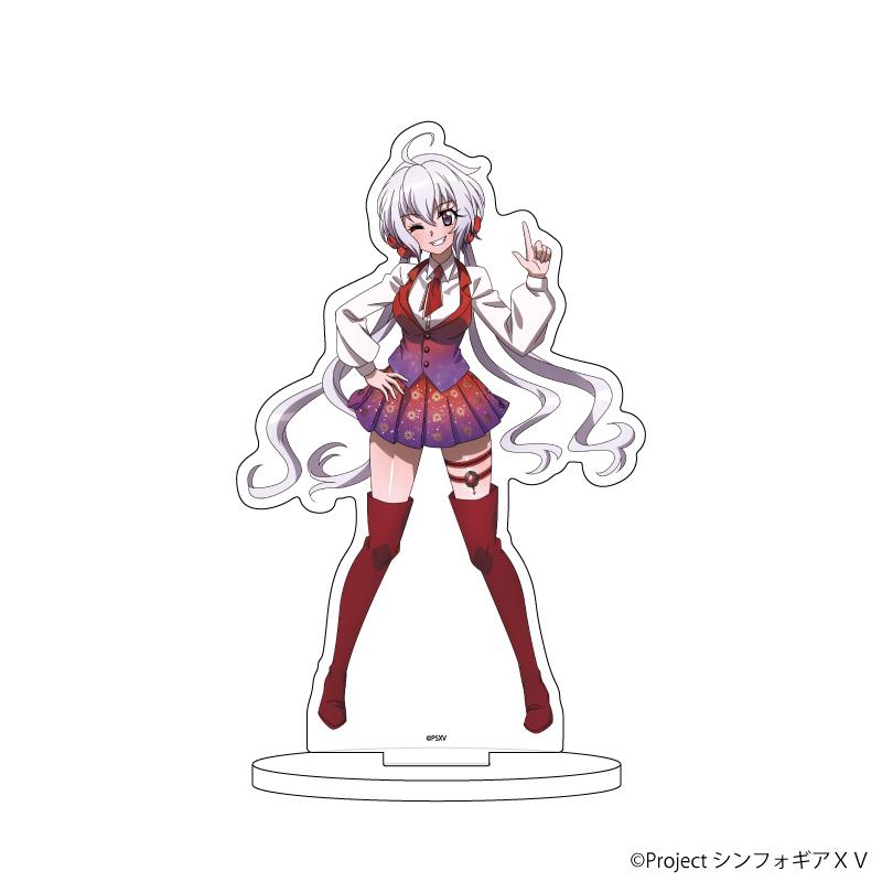 《戰姬絕唱Symphogear》XV_角色亞克力手辦28/雪音克莉絲(描繪下來的插圖)