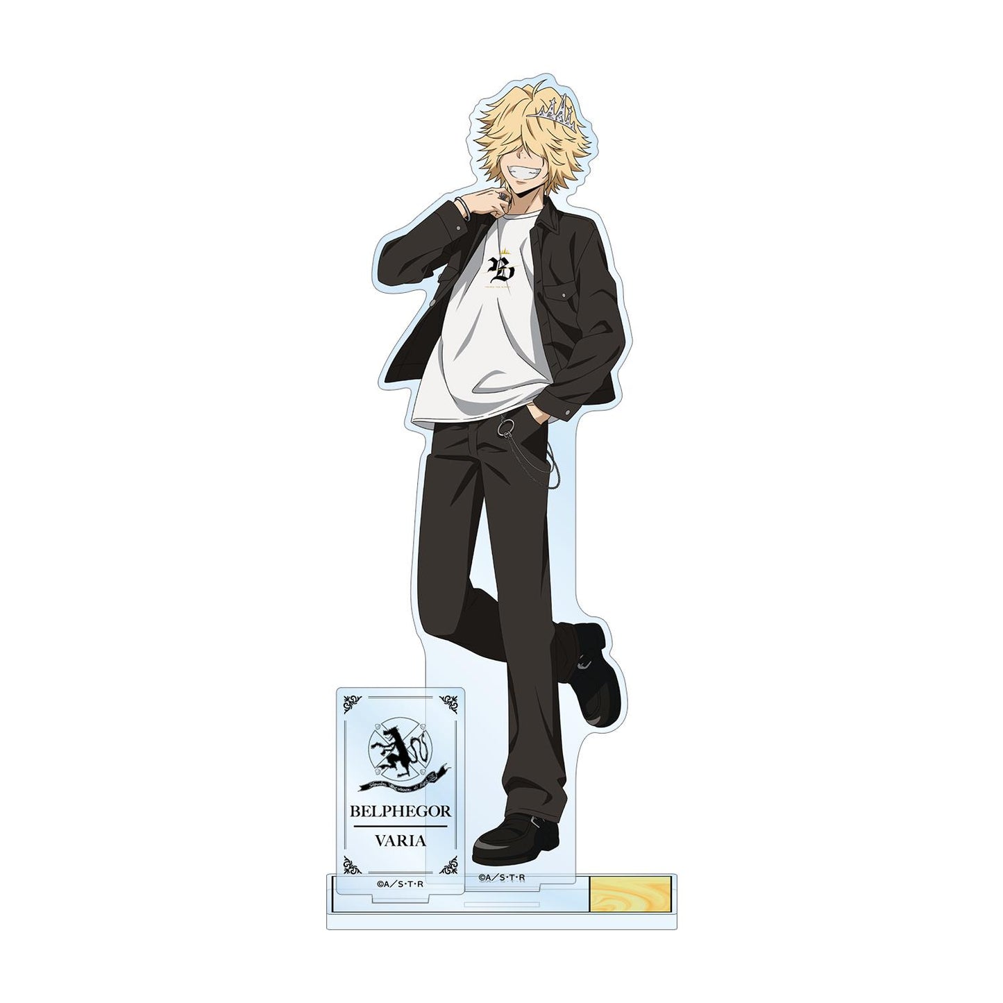 《家庭教師HITMAN REBORN!》- 描繪新作 貝爾菲戈爾(10年後) 休閒裝版 大型亞克力支架帶零件