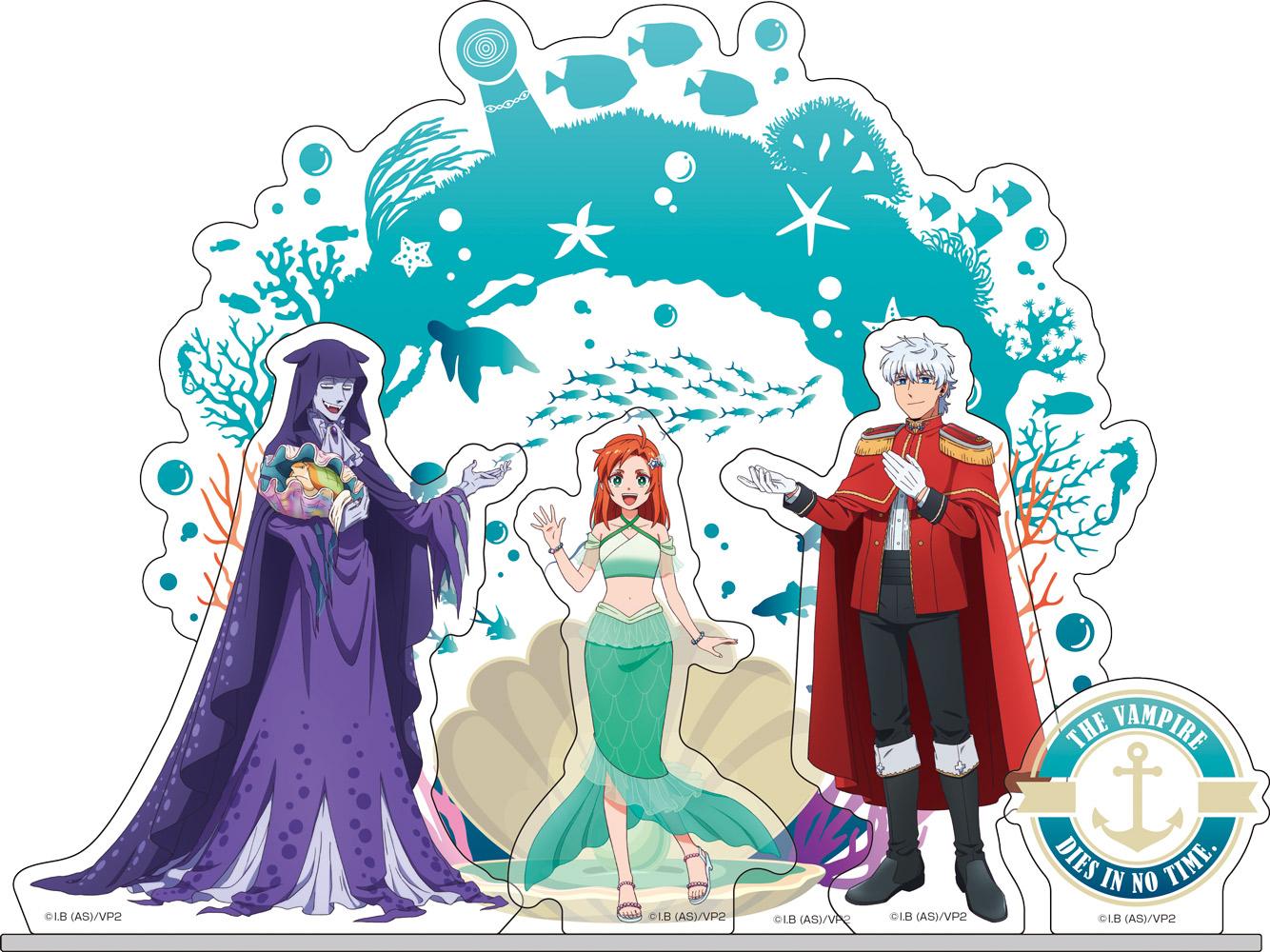 《吸血鬼即將死亡》2_描繪下來的亞克力立體場景【人魚公主版】