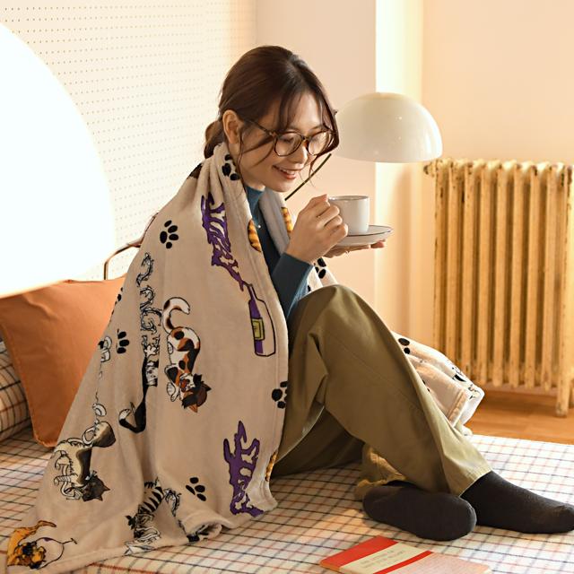 《文豪野犬》_青井鰐コラボ 大號毛毯
