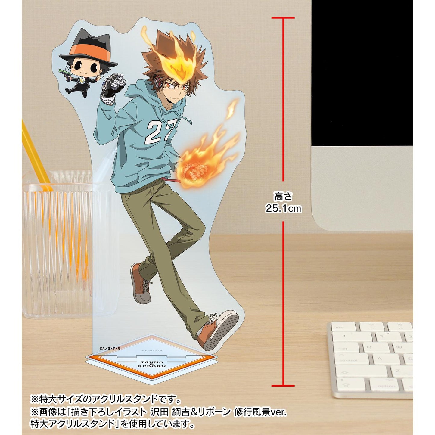 《家庭教師HITMAN REBORN!》_全新繪製插圖 雲雀 恭彌 修行風景版 特大亞克力立牌
