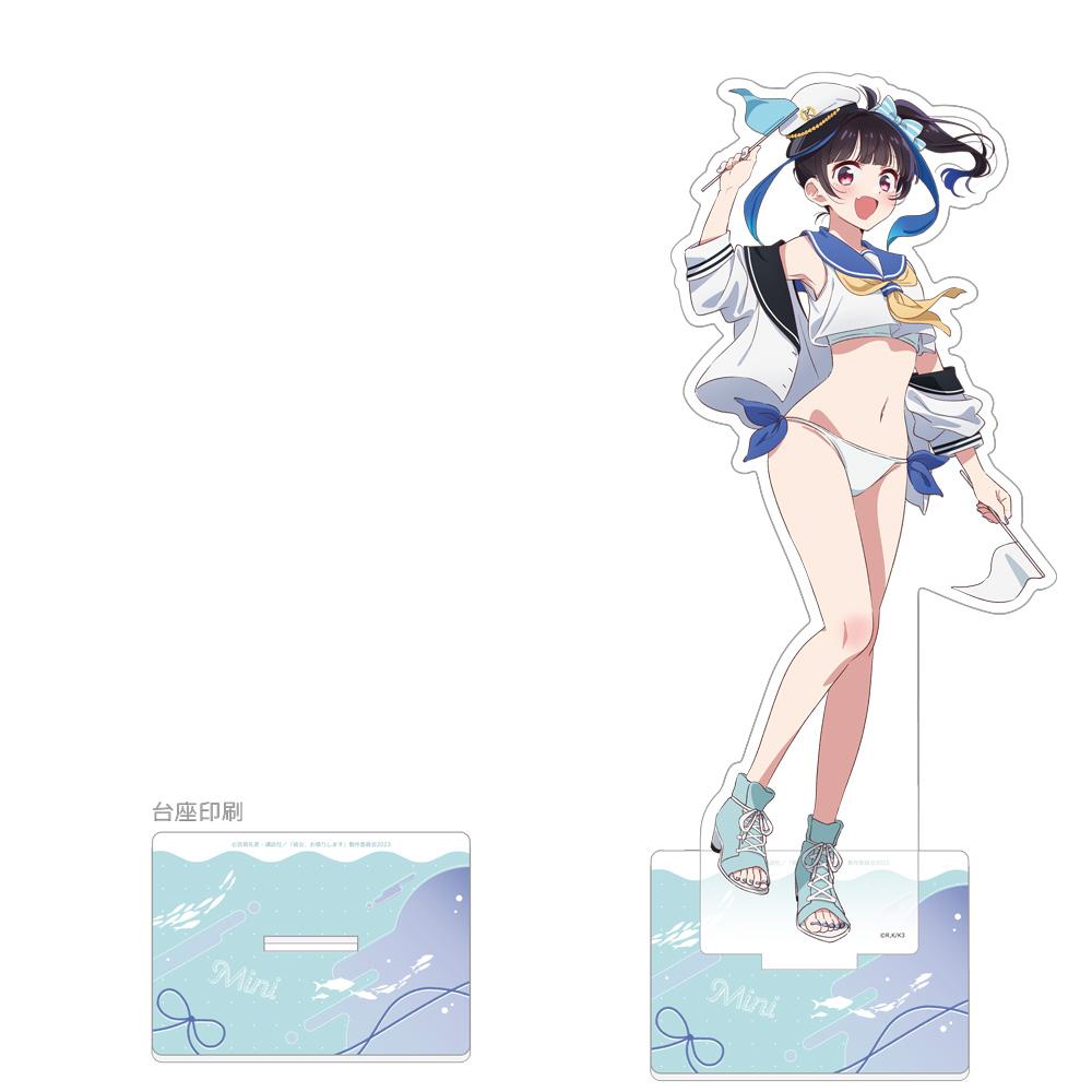 《租借女友》- 描繪特大亞克力立牌(八重森美波/海軍水手泳裝)