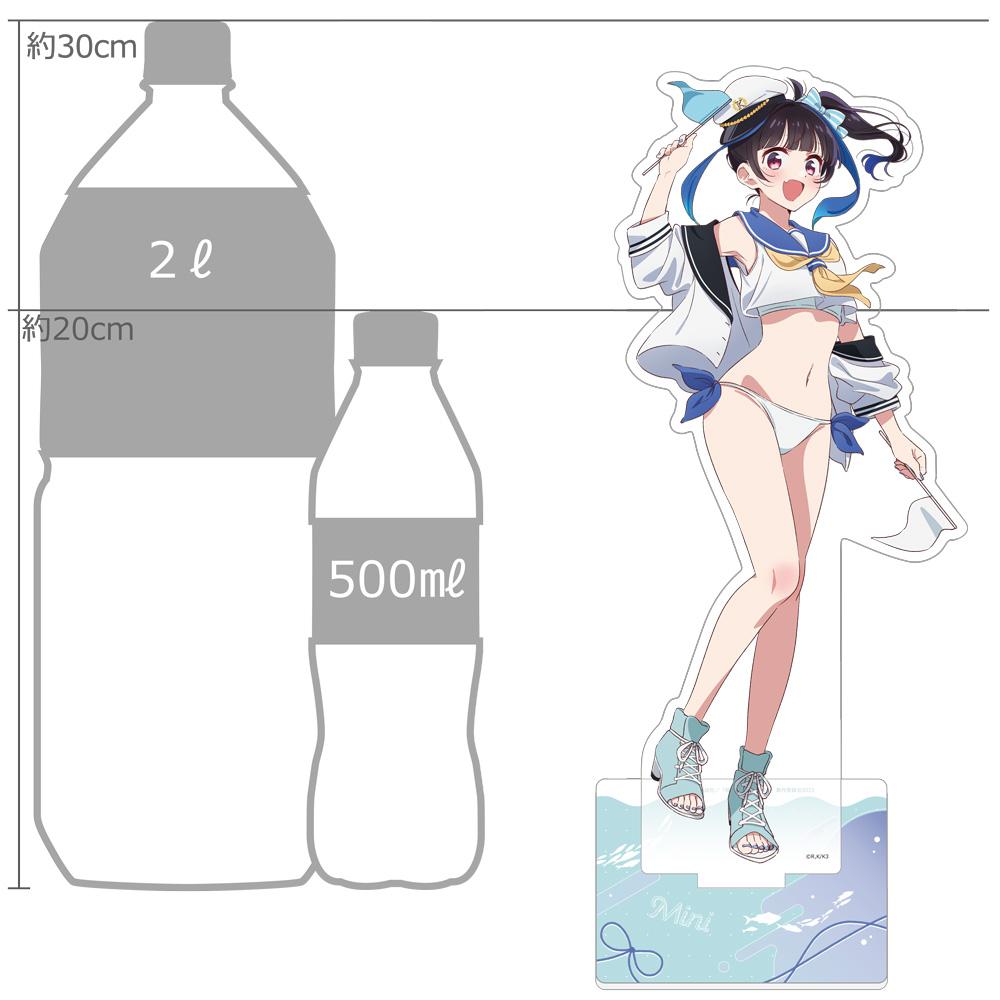 《租借女友》- 描繪特大亞克力立牌(八重森美波/海軍水手泳裝)