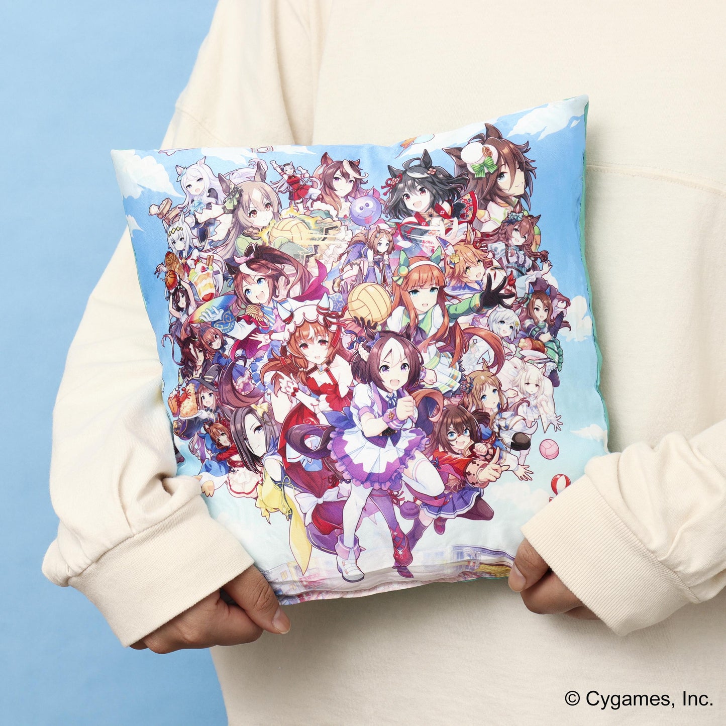《賽馬娘》_方形靠墊/熱血混亂大感恩祭!