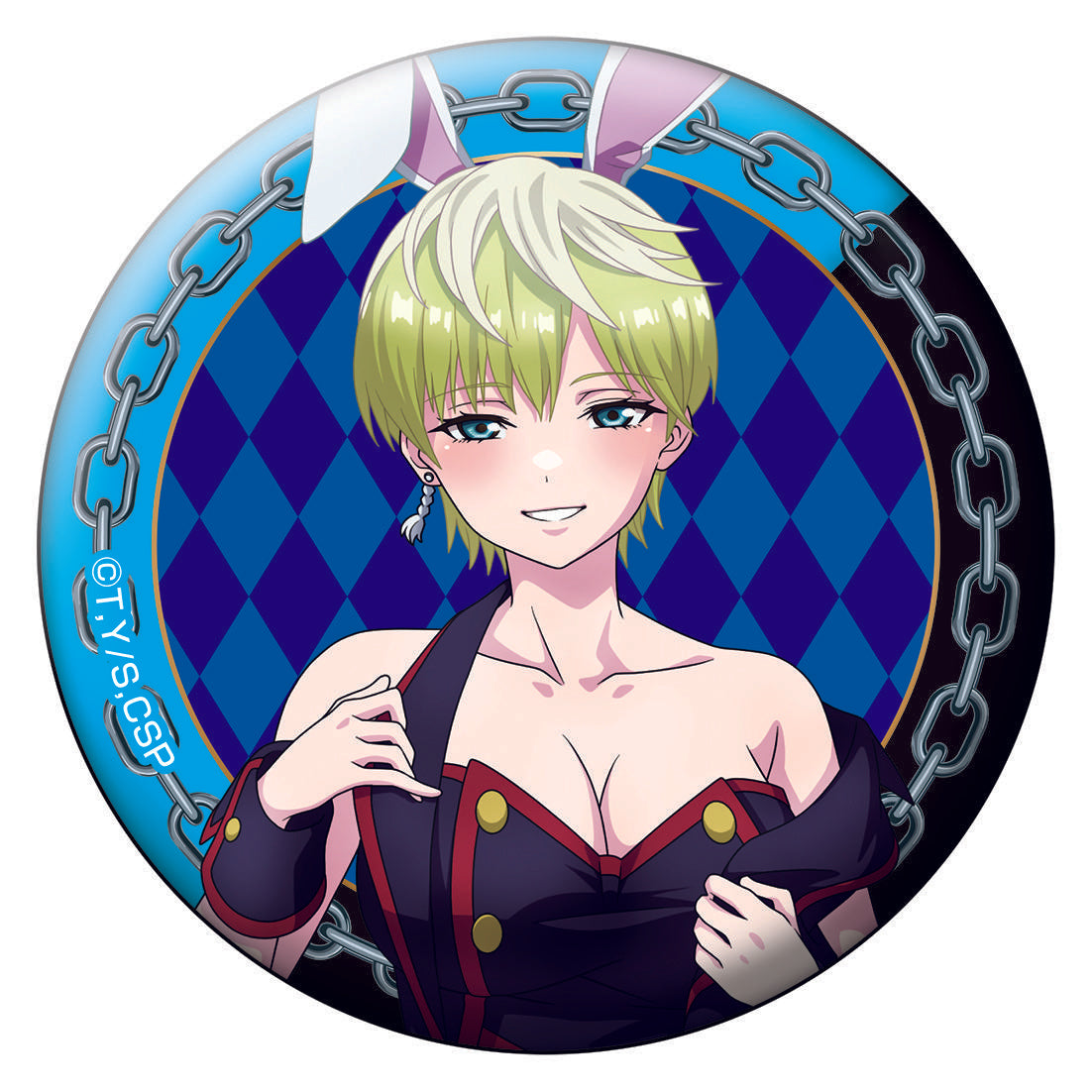 《魔都精兵的奴隸》描繪版徽章套裝【兔女郎版】